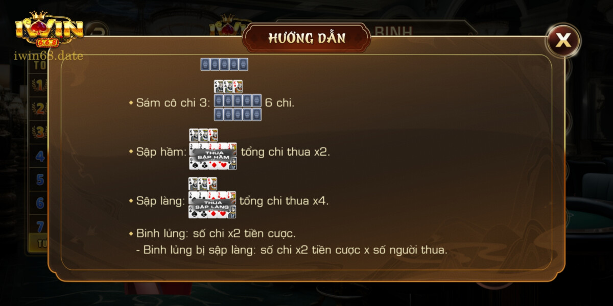 Cách tính tiền trong bài Mậu Binh cụ thể