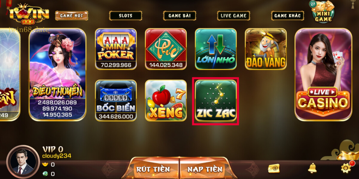 Zic Zac là tựa game thu hút đông đảo người tham gia